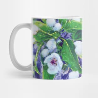 The Beginning of Spring, New blossoms budding on an early spring day, Spring Blossoms.Oil painting style Mug